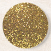 Gold Glitzer Untersetzer (Vorne)