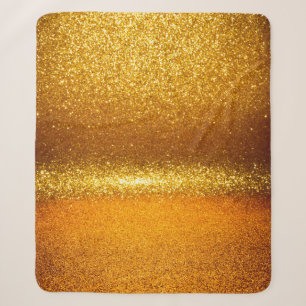 Gold Glitzer Vintag Lichter Textur. Weihnachtsaben Sherpadecke