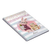 Gold Glitzer & Watercolor Pink Lehrer Notizblock (Rechte Seite)