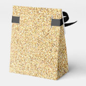 Gold Glitzer Wedding-Celebrations Multi Styles Geschenkschachtel (Rückseite)