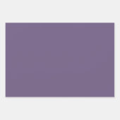 Gold Glitzer Weihnachtsbäume Lila Zitate Geschenkpapier Set (Vorderseite 2)