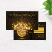 Gold Glitzer Weihnachtsbrille (Schreibtisch)