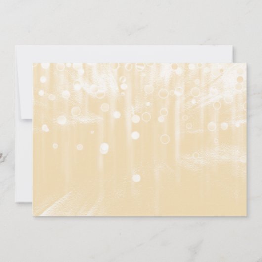 Gold Glitzer Werden Sie meine Brautjungfrau? Einladung (Rückseite)