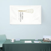 Gold Glitzer Whisk Bakery Vertikal Banner (Messeveranstaltung)