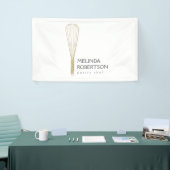 Gold Glitzer Whisky Baker Banner (Messeveranstaltung)