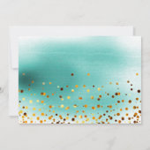 Gold Glitzer wird meine Bridesmaid-Einladung sein Einladung (Rückseite)