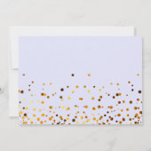 Gold Glitzer wird meine Bridesmaid-Einladung sein Einladung (Rückseite)