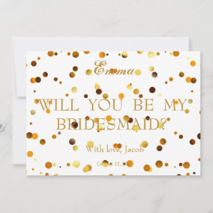 Gold Glitzer wird meine Einladung sein