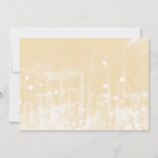 Gold Glitzer wirst du meine Bridesmaid sein Einladung (Rückseite)