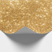 Gold Glitzer Wrapping Paper Geschenkpapier (Ecke)