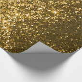 Gold Glitzer Wrapping Paper Geschenkpapier (Ecke)