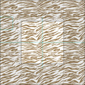Gold Glitzer Zebra Stoff (Kachel)