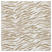 Gold Glitzer Zebra Stoff (Nahaufnahme)