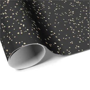 Gold Glitzer zum Hochzeitstag Geschenkpapier