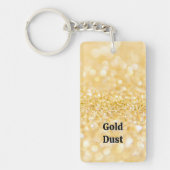 Gold Glitzern Schlüsselanhänger (Vorderseite)