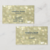 Gold-Glitzern-Visitenkarte Visitenkarte (Vorne/Hinten)