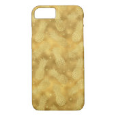 Gold Glitzy Ananas Case-Mate iPhone Hülle (Rückseite)