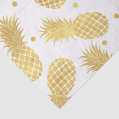 Gold Glitzy Ananas Seidenpapier (Detail)