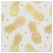 Gold Glitzy Ananas Stoff (Nahaufnahme)