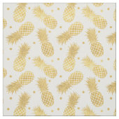 Gold Glitzy Ananas Stoff (Muster)