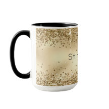 Gold Glitzy Confetti Glitzer Sparkle    