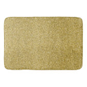 Gold Glitzy Glitzer Badematte (Vorderseite)