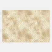 Gold Glitzy Glitzer Dots Mermaid Geschenkpapier Set (Vorderseite 2)