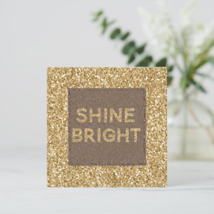 Gold Glitzy Glitzer Shine Bright