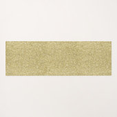 Gold Glitzy Glitzer Yogamatte (Rückseite (Horizontal))