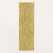 Gold Glitzy Glitzer Yogamatte (Vorderseite)