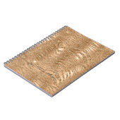 Gold Glitzy Glitzer Zebra Print Notizblock (Linke Seite)
