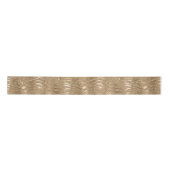 Gold Glitzy Glitzer Zebra Print Satinband (Vorderseite)