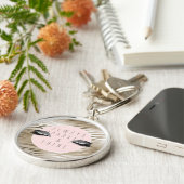 Gold Glitzy Silver Sparkle Eyes        Schlüsselanhänger (Seite)