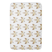 Gold Glitzy Sparkle Unicorn Badematte (Vorderseite Vertikal)