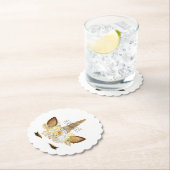 Gold Glitzy Sparkle Unicorn Untersetzer (Vor Ort)