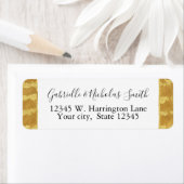 Gold Glitzy Stripes (Insitu)