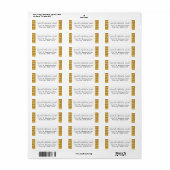 Gold Glitzy Stripes (Vorne)