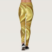 Gold Glossy Popular Leggings (Rückseite)