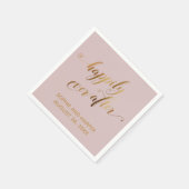 Gold glücklich immer danach, Hört Script Dusty Ros Serviette (Ecke)