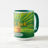 Gold Glücksstrahl Tasse (VorderseiteRechts)