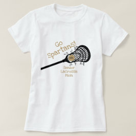 Gold Go Team Lacrosse Mama T-Shirt