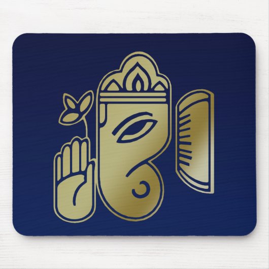 Gold Goddess Ganesha - Mousepad (Vorne)
