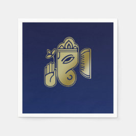 Gold Goddess Ganesha - Paper Napkin Serviette