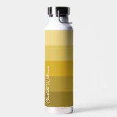GOLD GOLD-FARBSTRIPE-LINIE PATTERNAME TRINKFLASCHE (Links)