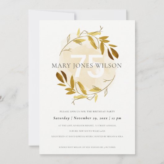 GOLD GOLD FAUNA SCHREIBT JEDE ALTERSKARTE MIT 75 G DANKESKARTE (Vorderseite)