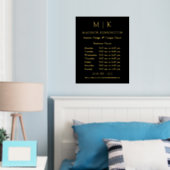 Gold-Gold für Monogram oder Add-Logos Foliendrucke (In Situ (Schlafzimmer))