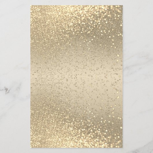 Gold & Gold Glitzer - Programm (Rückseite)