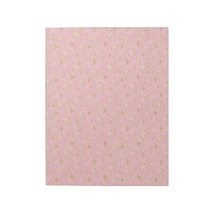 Gold, Gold und Rosa Notizblock