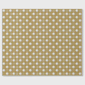 Gold Golf Ball und T-Shirt Geschenk Geschenkpapier (Flach)