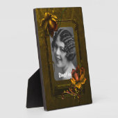 Gold Gothic Art Frame Plaque Fotoplatte (Seite)